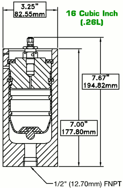 Sentry XP 16 Cubic Inch Dampener