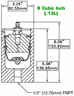 Sentry XP 8 Cubic Inch Dampener
